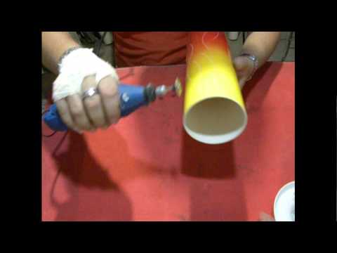 Luminária degradê passo a passo completo