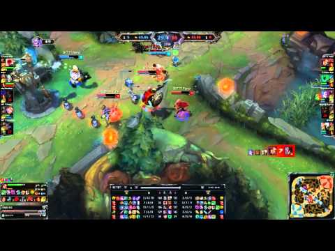 SKT T1 Faker - Katarina vs Twisted Fate - ahq Westdoor