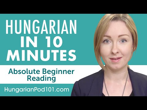 10 Minutes of Hungarian Reading Comprehension for Absolute Beginners