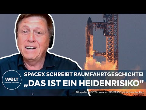 SPACEX: "Ein Riesending" - Elon Musk gelingt Raumfahrt-Revolution! Starship-Rakete zurückgekehrt
