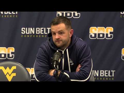 Mens Soccer Lee Squires Georgia Southern Postgame 11/10/24