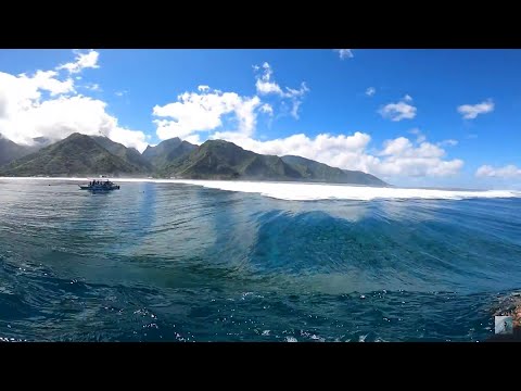 RAW POV SHALLOW TEAHUPO’O INSIDE LEDGE!
