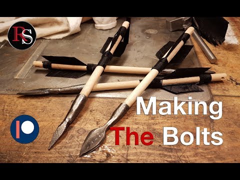 How To Make A Crossbow - Part IV - Making The Bolts Video