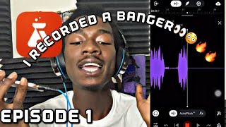 Watch Me Record a Freestyle Song On Bandlab | Mobile Music Ep.1