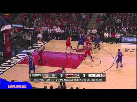 Kristaps Porzingis at Bulls (2016/03/23) - 29 Pts, 10 Rebs, 11-16 FGM!