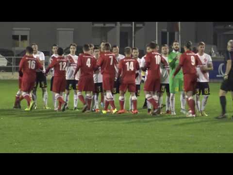 SC Neudörfl vs SC Lockenhaus 2:1 (0:0) Die Mannschaften begrüßen das Publikum