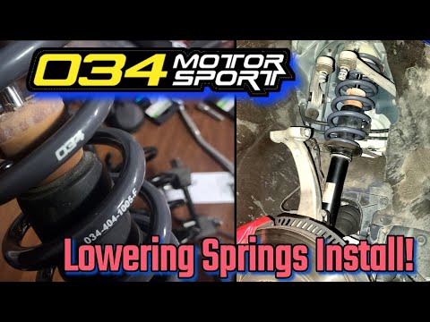 Lowering Springs by 034Motorsport installed on B9 Audi S5 Sportback 🙌🏿