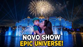 NOVO SHOW DE FOGOS NO EPIC UNIVERSE - COMPLETO!