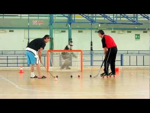 plongeon gardien rink hockey