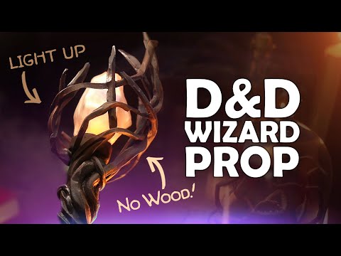 Make Your Own Lifesize WIZARD STAFF