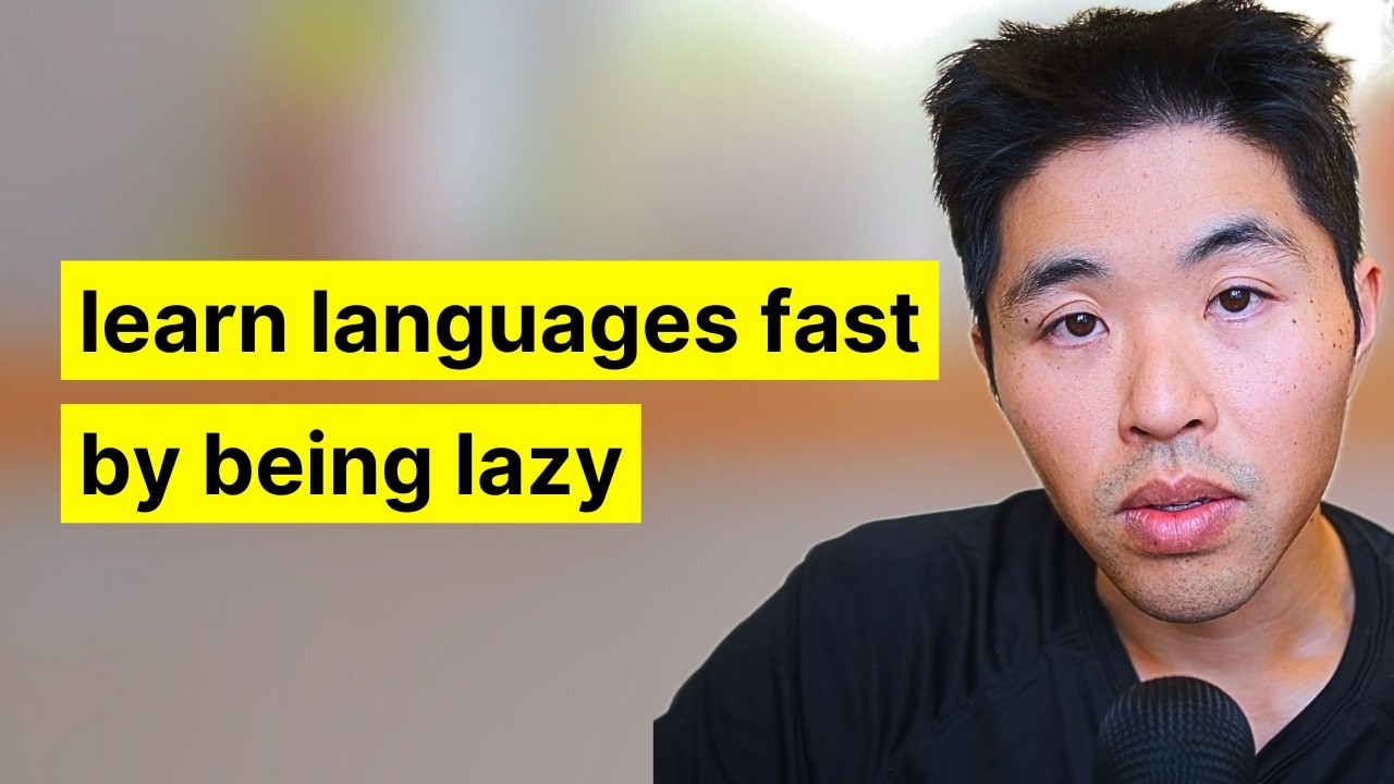 how to learn any language even if you're LAZY