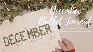 2021 December Bullet Journal Setup | Easy Bullet Journal | December Bujo | Christmas Lights Theme