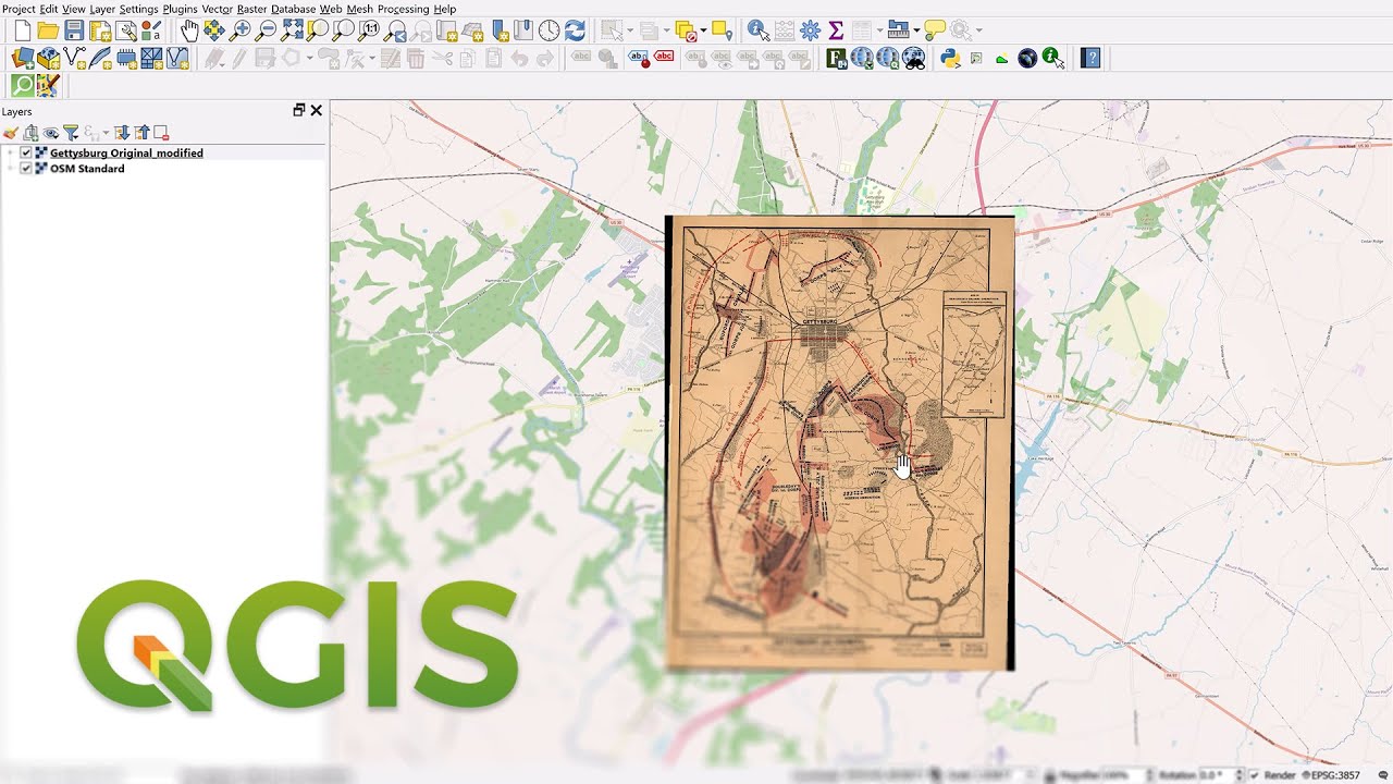 How to Georeference in QGIS (2024)