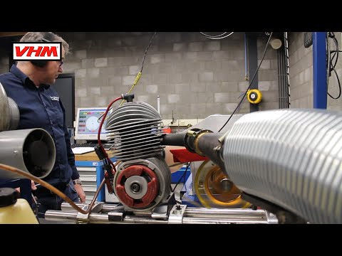 Historic kart engines Parilla & DAP from the 70's and 80's on VHM dyno