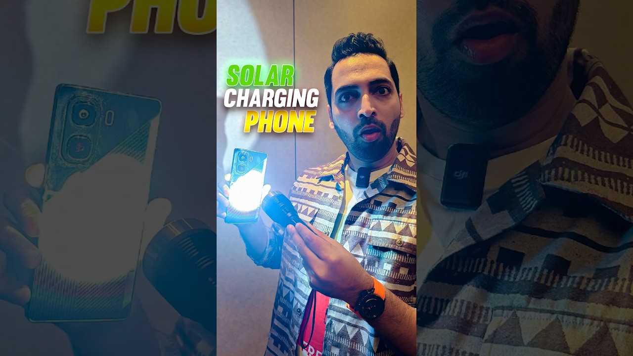 This Smartphone Charges With Light😱#shorts