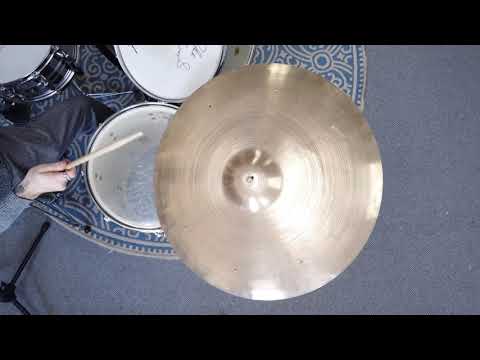 1960s Zildjian A 22" Rivet Ride Cymbal 2297g