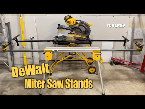DeWalt Miter Saw Stand Review - (MUST SEE Operating TIP)
