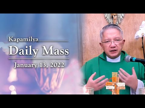 Essere compassionevoli, rispettosi e prudenti | 13 gennaio 2022 | Messa quotidiana di Kapamilya