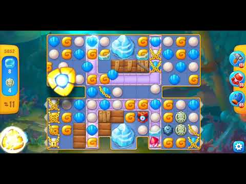 Fishdom. 5852 level no boosters and diamonds