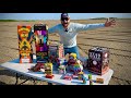 TRYING A TABLE FULL OF NEW NOVELTY FIREWORKS