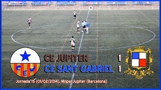 preview picture of video '2013-14 Cadete Preferente - J15 - CE Jupiter - CE Sant Gabriel 1-1'