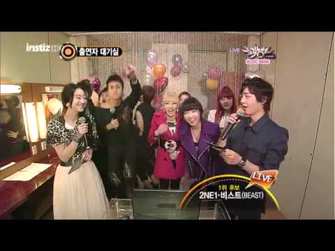 101008  BEAST / B2ST & 2NE1 @ MB Backstage