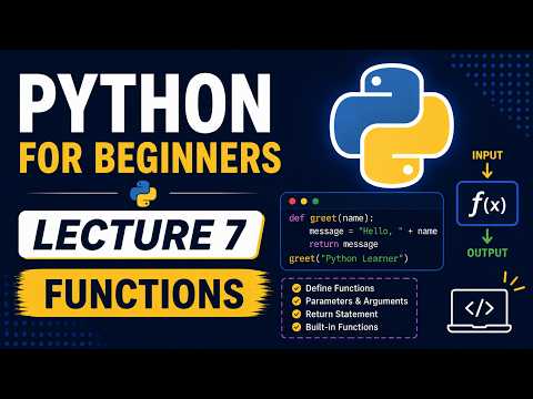 Python Functions Explained Python For Beginners Lecture 7