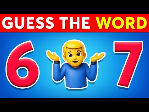 Guess the WORD by Emojis 🤔🙄 Word by Emoji Quiz 2026