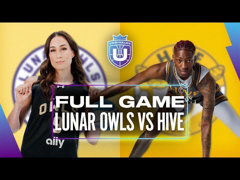 FULL GAME: LUNAR OWLS vs. HIVE | Jan 26, 2026  | Unrivaled Basketball