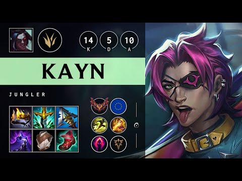 Kayn Jungle vs Ivern - EUW Grandmaster Patch 25.S1.2