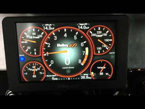 Holley EFI touch screen dash