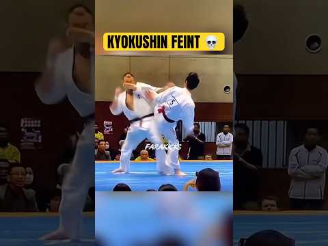 Kyokushin Mawashy feint 💀 #karate #kickboxing #muaythai #mma #martialarts