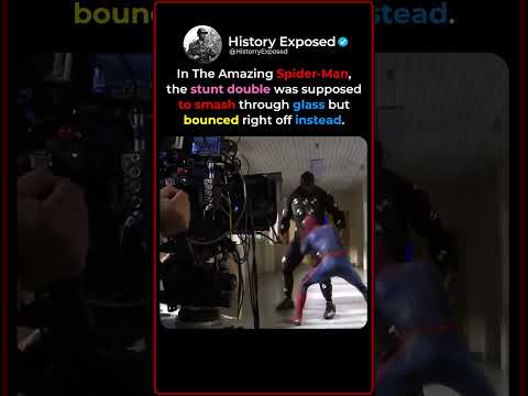 When The Amazing Spider-Man's Glass Stunt Went Wrong 🕷️💥