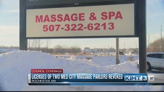 Two Rochester massage parlors shut down by the city