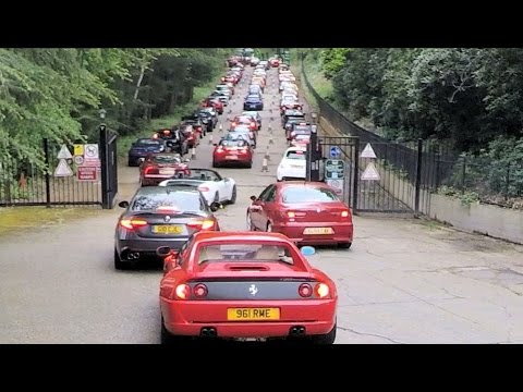 Brooklands Auto Italia - Italian Car Day 2017 Video 2 (Interesting vehicles arriving)