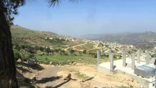 preview picture of video 'ירדן - תצפית על הרי הגלעד ועג'לון המקראית (Ajloun) כולל המבצר האיובי Qa'lat Al Rabad'