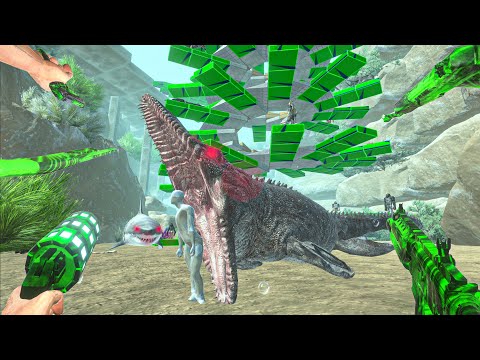 FPS SPECIAL MISSION: AVATAR VS MOSASAURUS IN OCEAN  TRENCH- Animal Revolt Battle Simulator