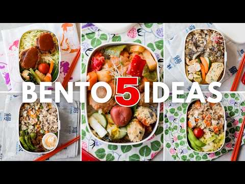 Bento Box Ideas: 5 Days of Bento Packing | Japanese Lunch Box Ideas