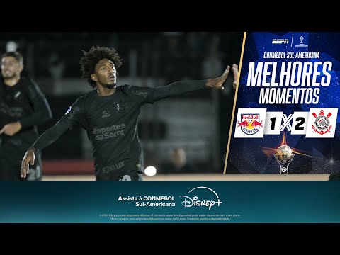 Gols e lances de Red Bull Bragantino x Corinthians