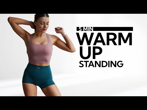 5 MIN STANDING PRE WORKOUT WARM UP- No Jumping thumnail