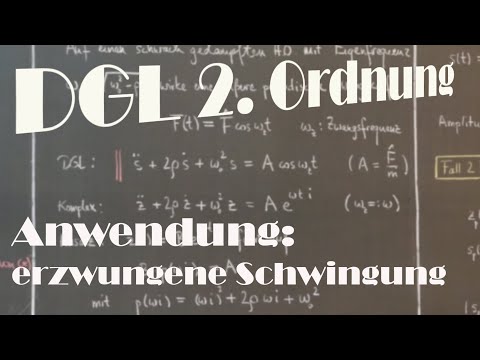 Mathe LF / DGL 2. Ordnung (9): Erzwungene Schwingungen