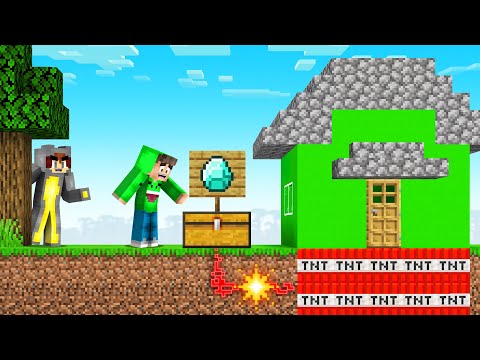 EPIC Minecraft TROLL: Slogo BLOWS UP House!