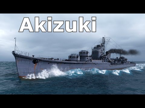 World of WarShips Akizuki - 5 Kills 198K Damage