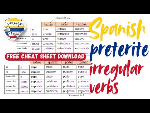 Unlock Spanish irregular preterite verbs with these simple hacks