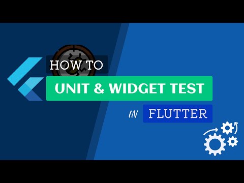Flutter App Testing - P1: Unit and Widget Tests