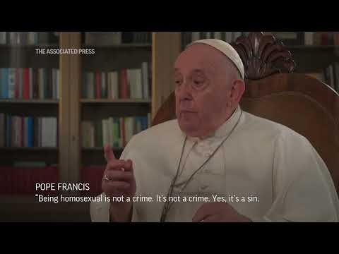 Pope Francis Homosexuality is not a crime