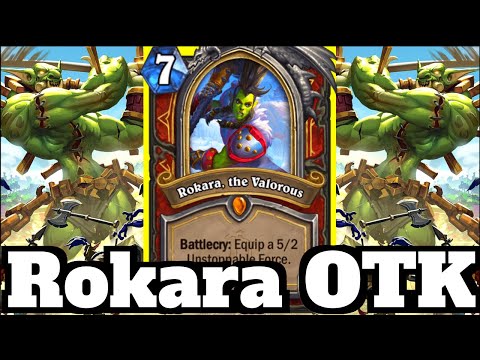 Linecracker WARRIOR?! Insanely Difficult Rokara OTK! | Hearthstone