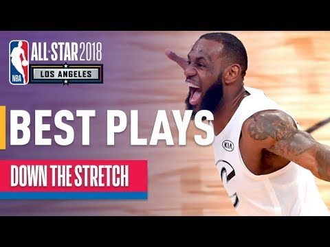 Team LeBron vs Team Stephen INTENSE 4th Quarter | 2018 NBA All-Star Game