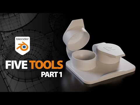 Master these 5 tools in Blender, Part 1.