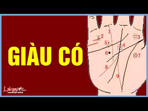 9 đường vân tay nhiều tiền của, ai có sướng một đời